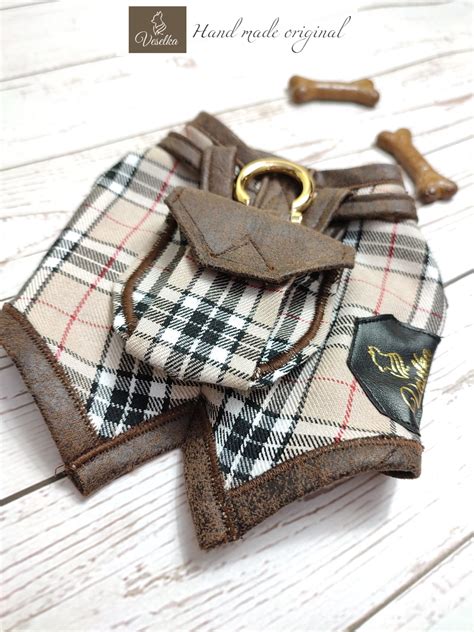 burberry dog harness and lead